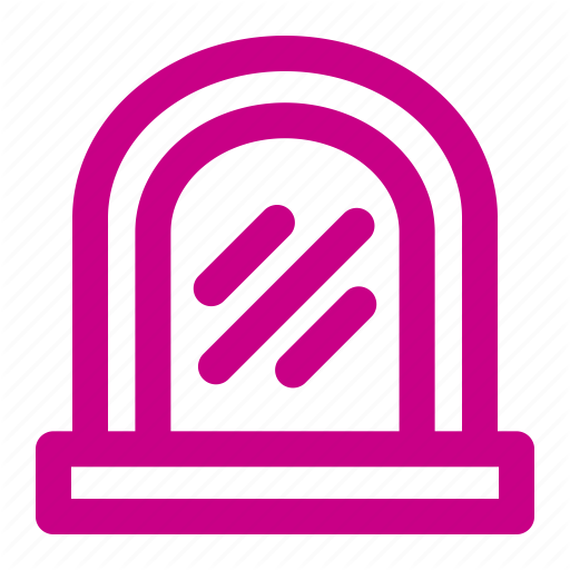 512x512 Decorative, Furniture, Glass, Mirror, Reflection, Salon, Spa Icon