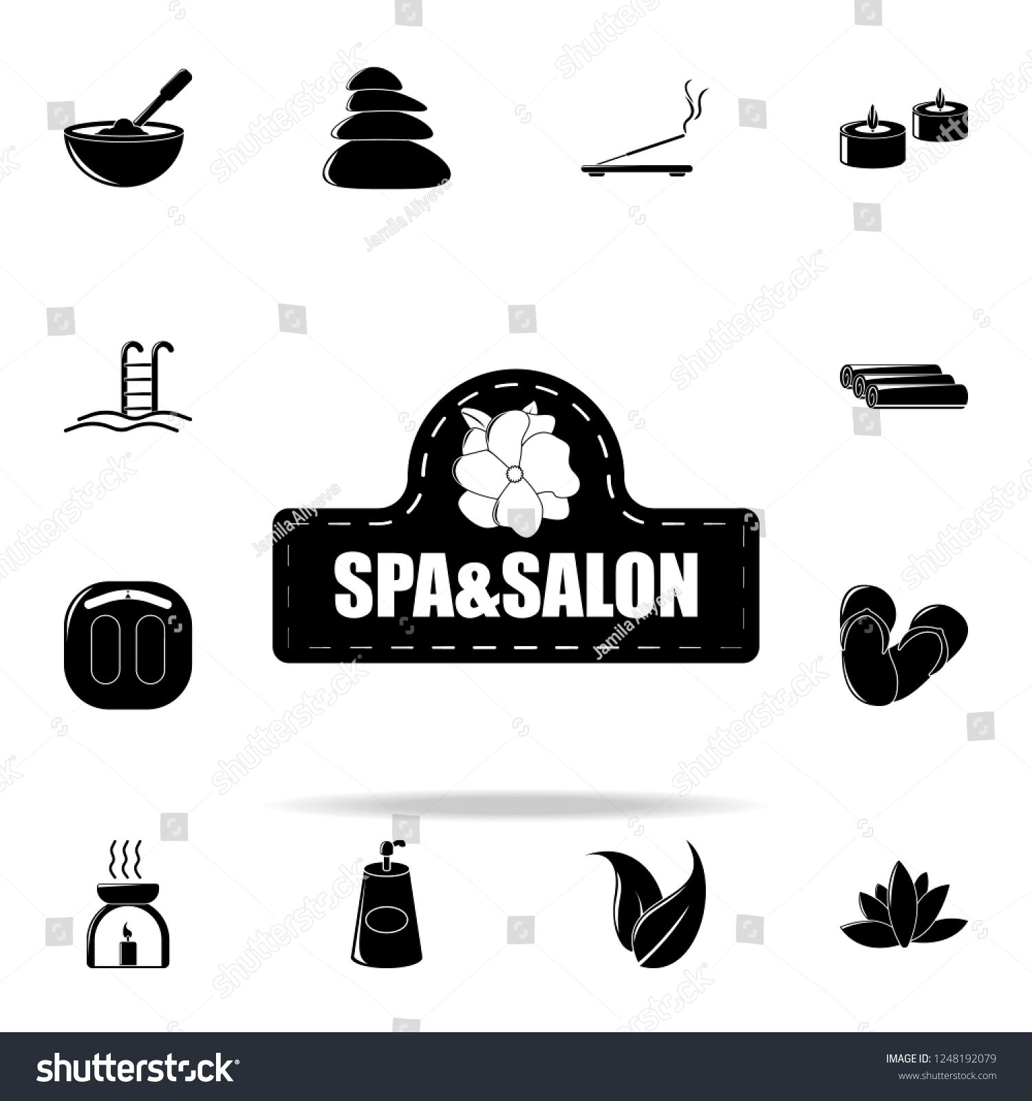 1500x1600 Spa Salon Logo Illustration Icon Spa Icons Universal Set For Web