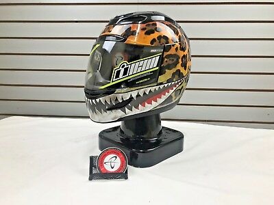 400x300 Icon Airmada Sauvetage Duex Full Face Helmet Leopard Print Ships