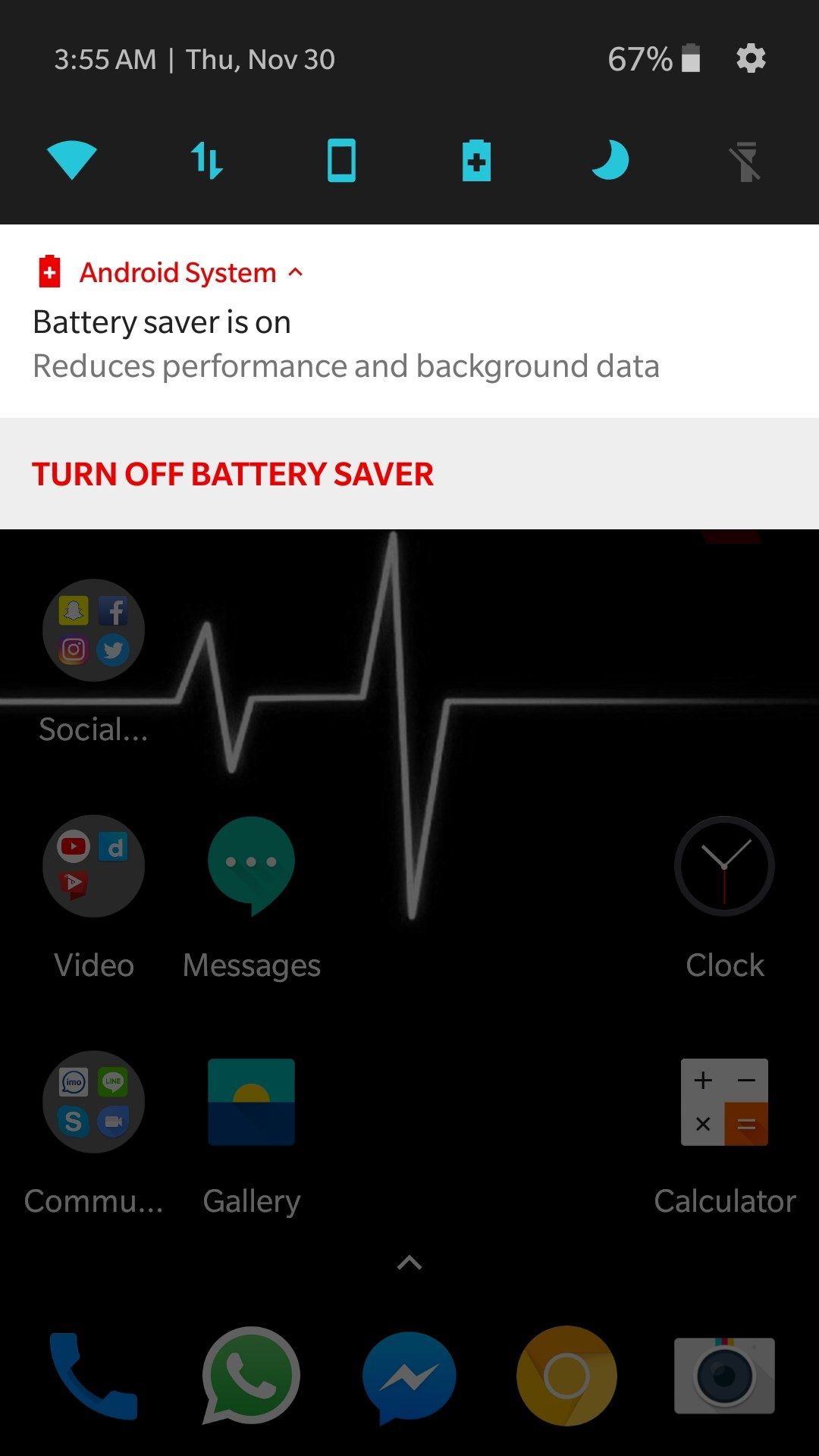 1080x1920 Battery Saver Notification