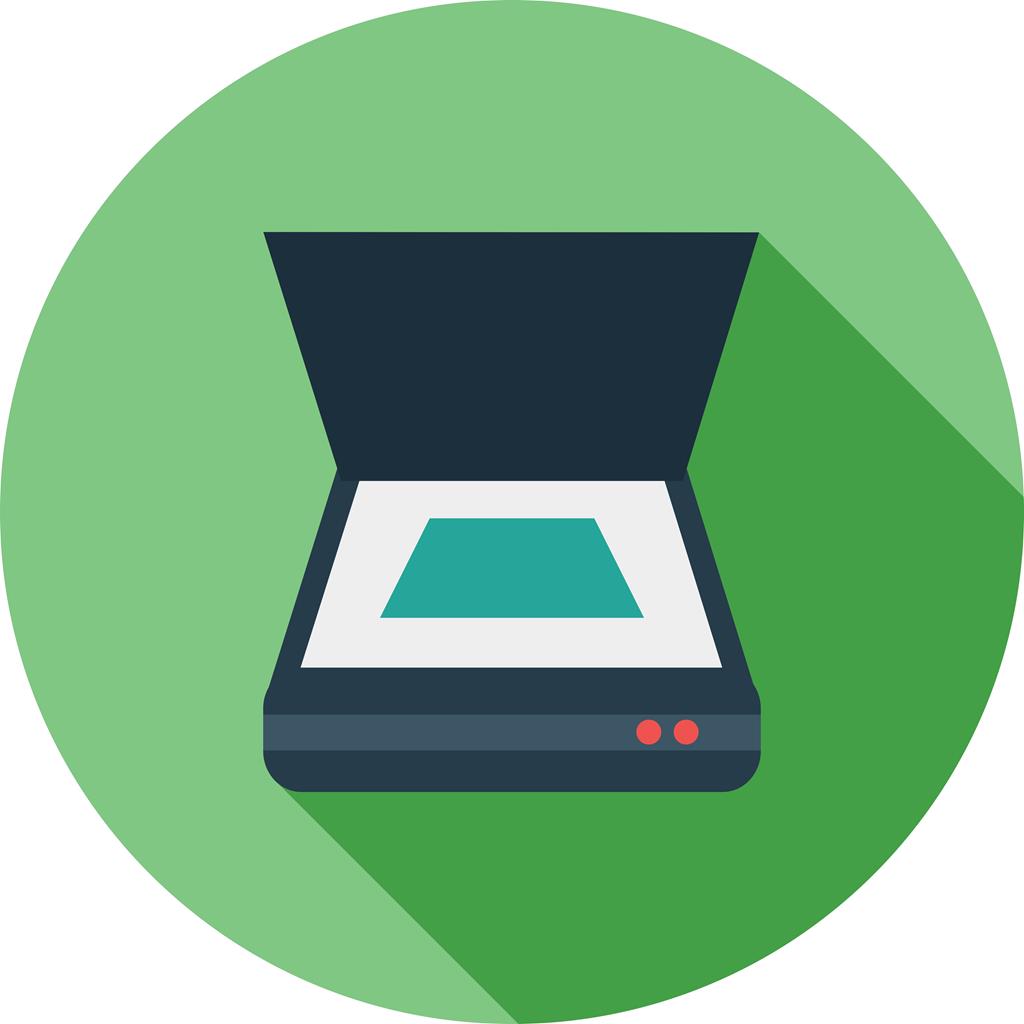1024x1024 Scanner Flat Shadowed Icon