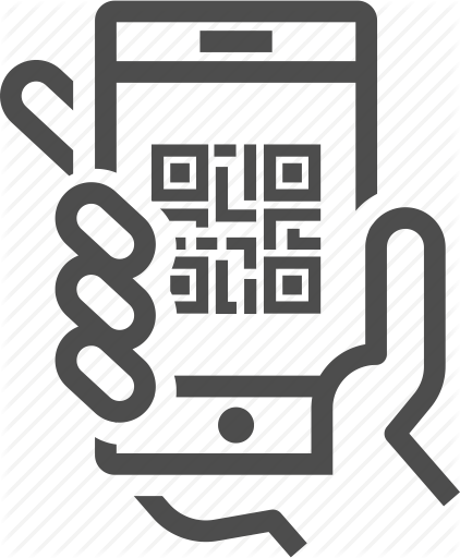 422x512 Barcode, Code, Hand, Mobile, Qr, Qr Code, Scan Icon