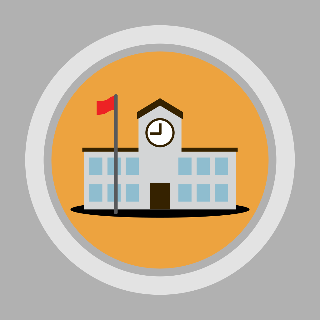 1024x1024 Fileround Landmark Icon School