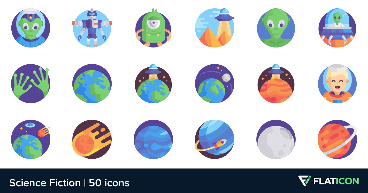 Science Fiction Premium Icons 1200x630 Science Fiction Premium Icons