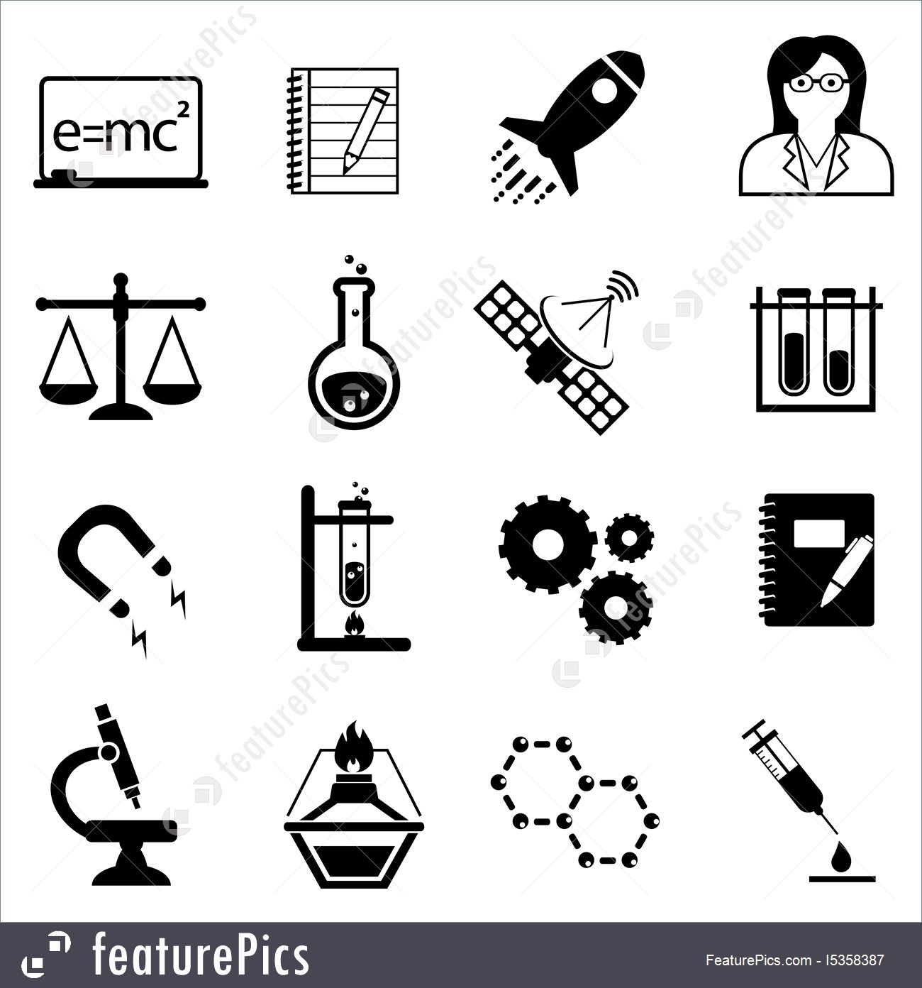 Illustration Of Science, Innovation And Discovery Icons 1300x1392 Illustration Of Science, Innovation And Discovery Icons