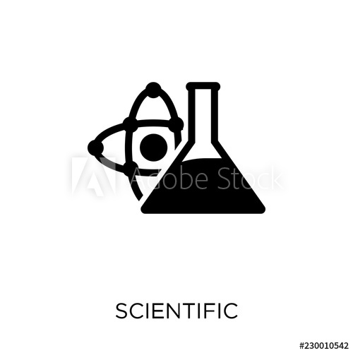 Scientific Icon Scientific Symbol Design From Science Collection 500x500 Scientific Icon Scientific Symbol Design From Science Collection