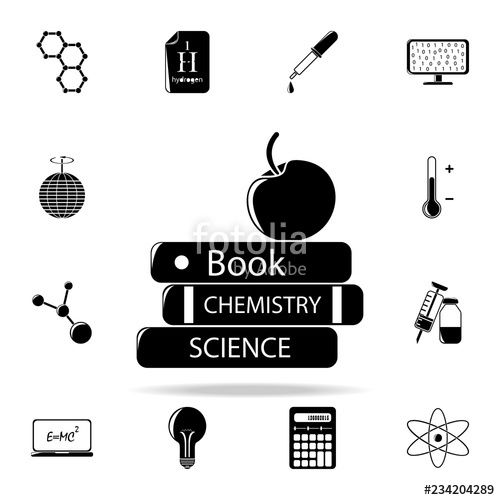 Apple And Scientific Books Icon The Science Icons Universal Set 500x500 Apple And Scientific Books Icon The Science Icons Universal Set