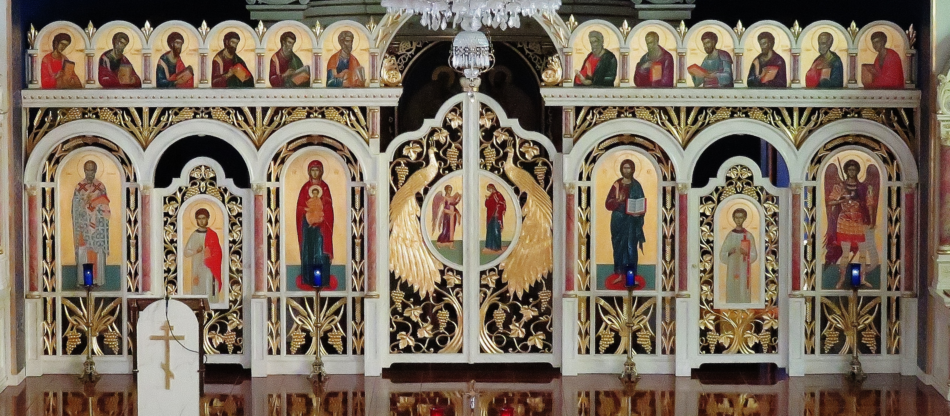 3303x1446 Iconostasis Icon Screen St Michael's Byzantine Catholic Church