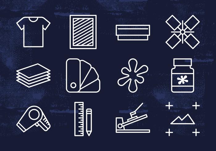 700x490 Screen Printing Icons