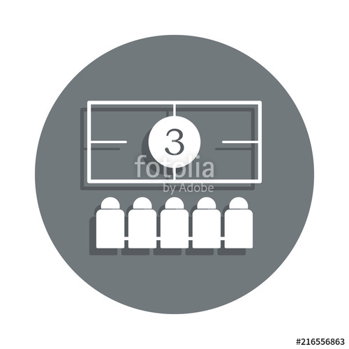 500x500 Film Screening Icon In Badge Style One Of Cinema Collection Icon