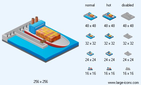 464x280 Seaport Icon Large Home Icons