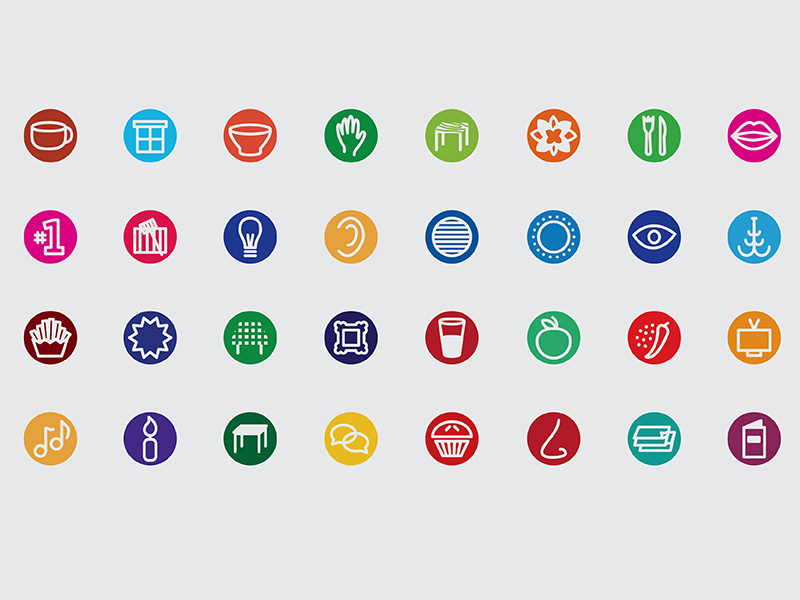 800x600 Restaurant Sensory Icons