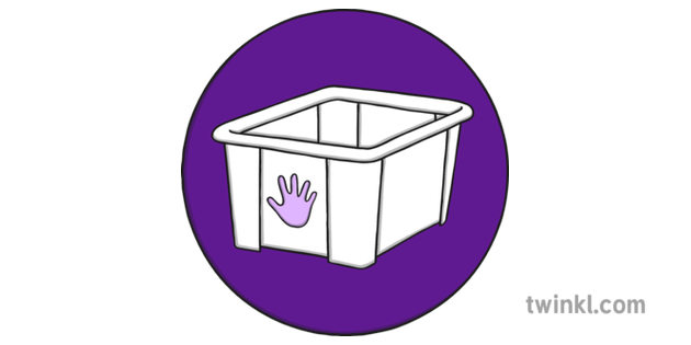 630x315 Sensory Bin Activity Icon Illustration