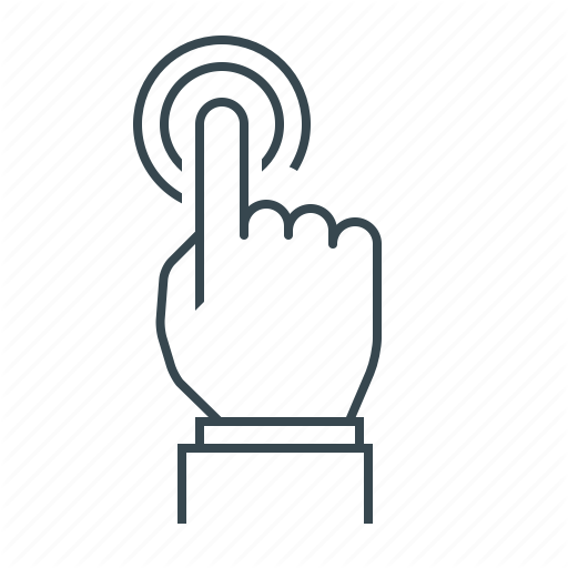 512x512 Hand, Screen, Sensor, Sensory, Touch, Touchscreen Icon