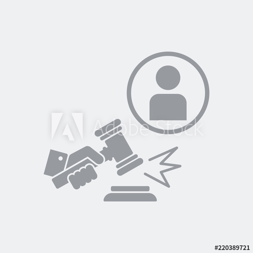 500x500 Icon Of Defendant And Sentence