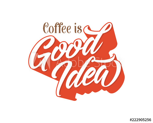 500x400 Good Idea Words Sentence Typography Typographic Writing Script