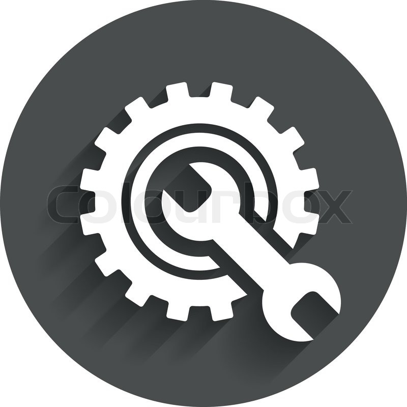 800x800 Repair Tool Sign Icon Service Symbol Stock Vector Colourbox