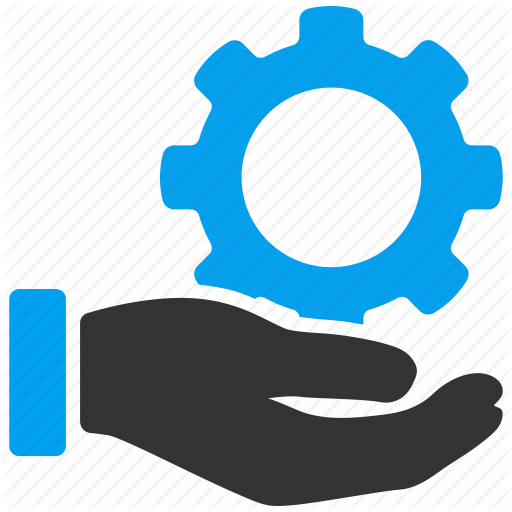 512x512 Business, Gear, Hand, Service, Settings, Tools, Work Icon