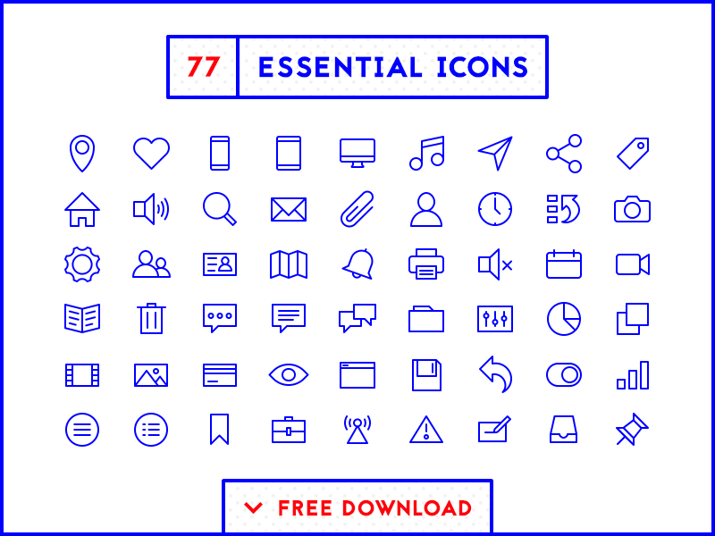 Essential Icons 800x600 Essential Icons