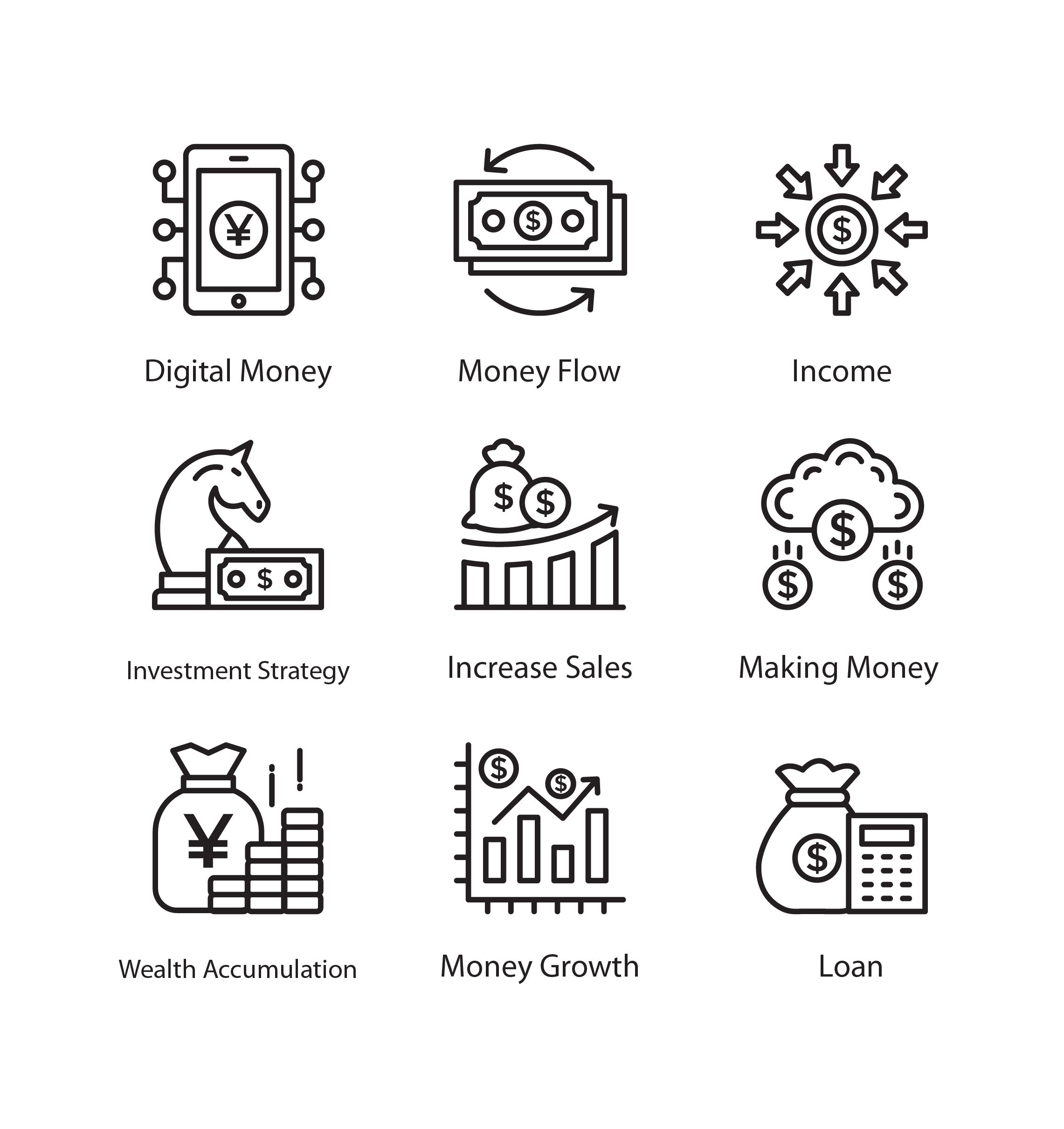 Finance Icon Vector Set For Free Download Frebers 2282x2422 Finance Icon Vector Set For Free Download Frebers