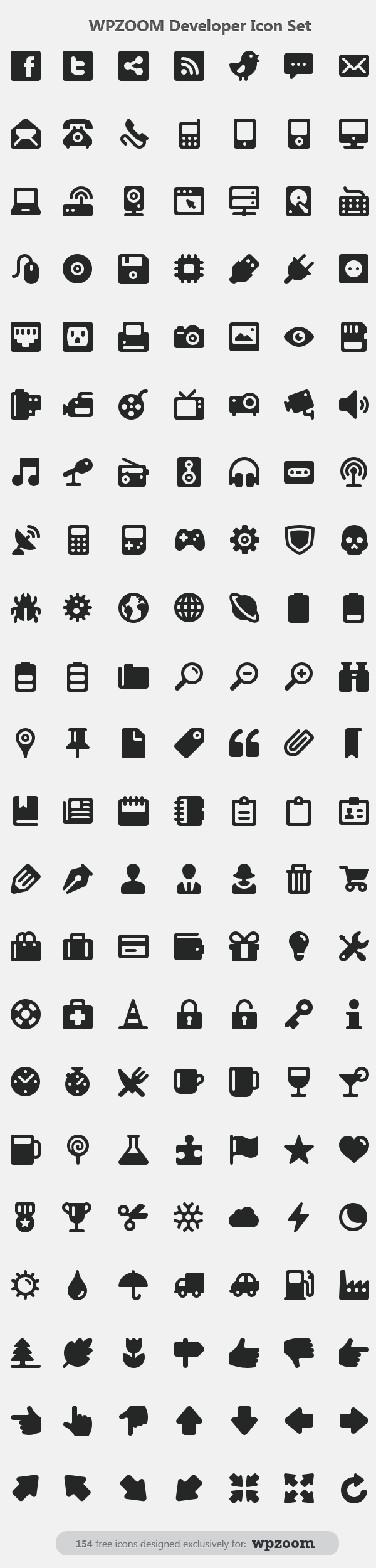 New Freebie Wpzoom Developer Icon Set 600x2500 New Freebie Wpzoom Developer Icon Set