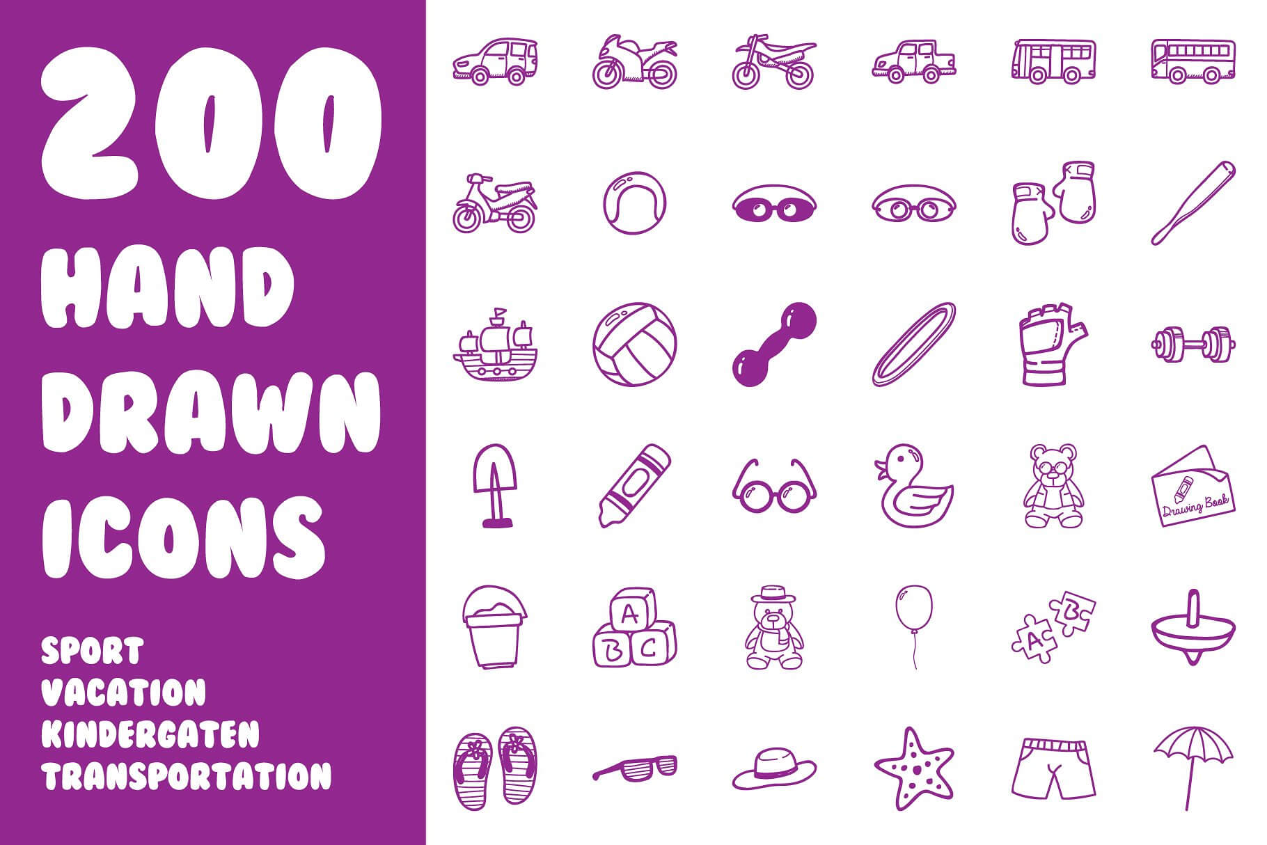 Ultimate Hand Drawn Icon Pack 1820x1214 Ultimate Hand Drawn Icon Pack