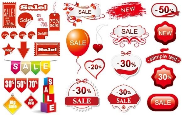 Sets Discount Sales Decorative Free Vector Download 579x368 Sets Discount Sales Decorative Free Vector Download