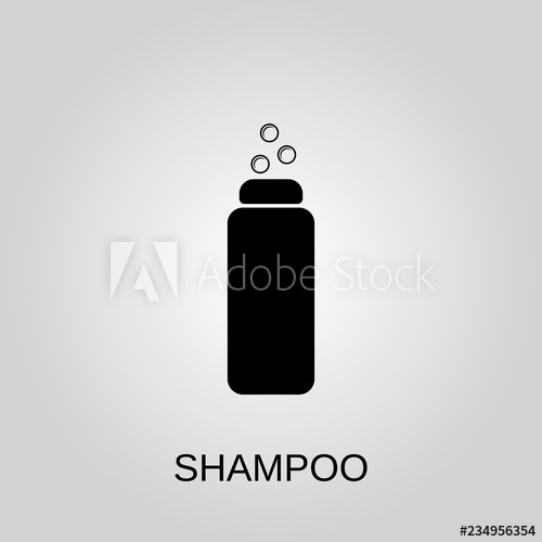 500x500 Shampoo Icon Shampoo Symbol Flat Design Stock