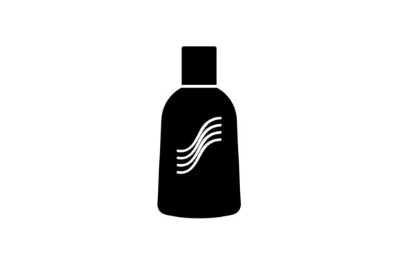 580x386 Shampoo Monochrome Icon Graphic
