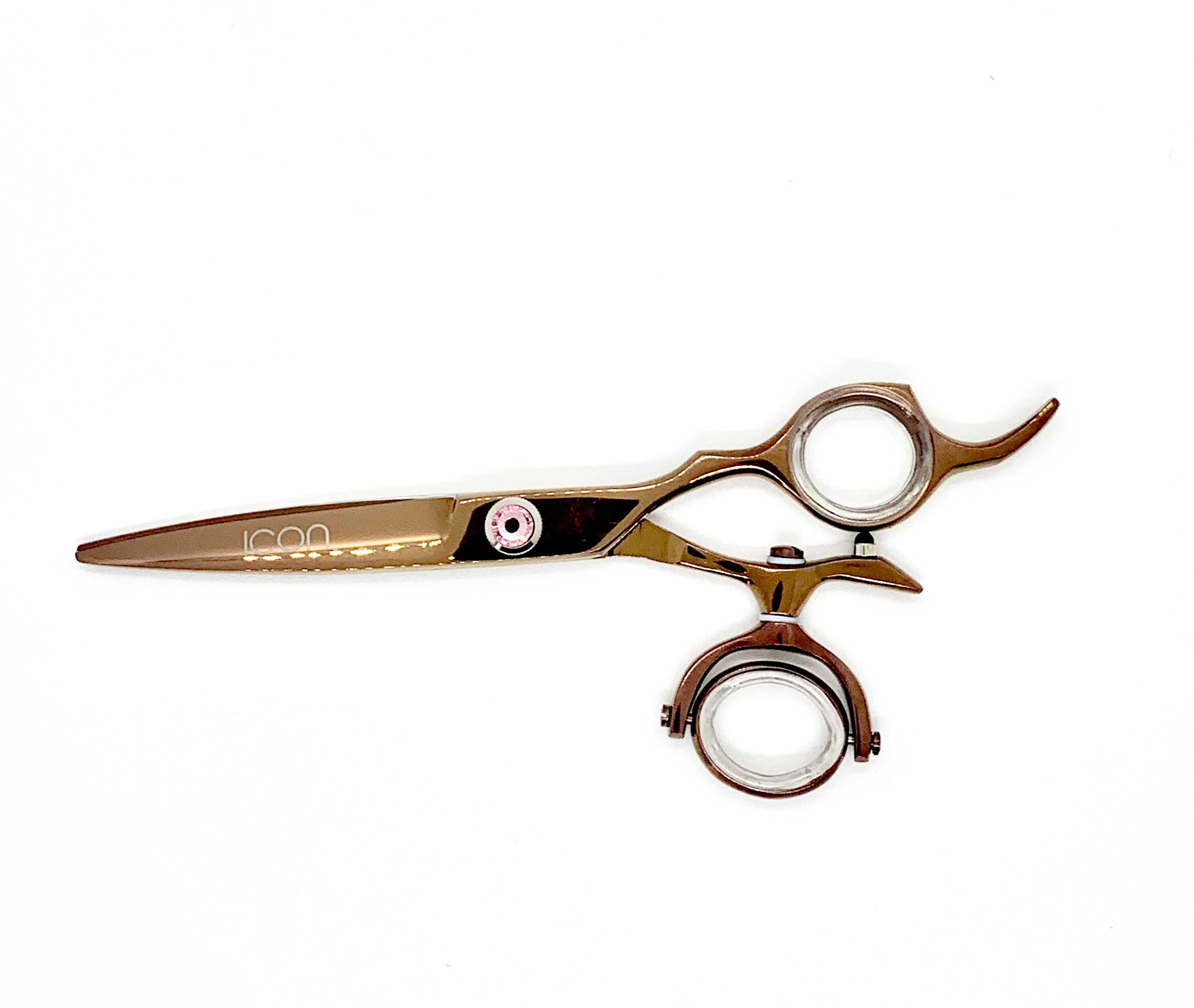 2766x2334 Icon Rose Gold Titanium Double Swivel Thumb Shears Scissors Ict