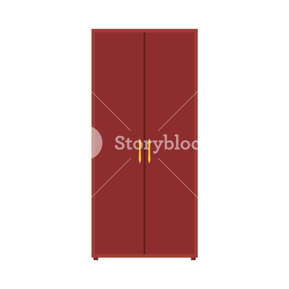 1000x1000 Wardrobe Closet Vector Icon Furniture Shelf Clothe Cabinet