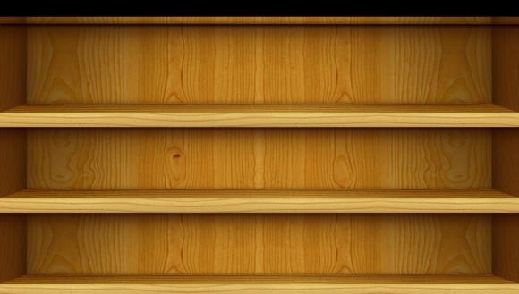580x329 Wood Shelf Icon Stand Ps Vita Wallpaper