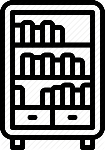 358x512 Bookcase, Furniture, House, Shelf, Shelves Icon