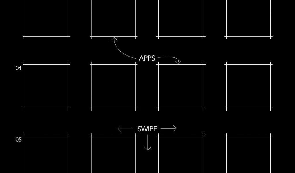 1024x600 Desktop Icon Shelf Wallpaper