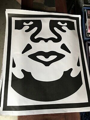 300x400 Shepard Fairey Obey Giant Bottom Face Collage Icon Print Art Andre