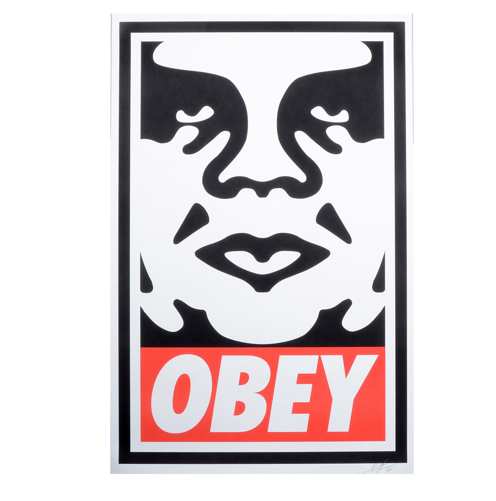 989x1000 Shepard Fairey Signed Offset Icon Print Ebth
