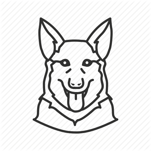 512x512 Dog, German Shepard, Guard Dog, Police Dog, Security Dog