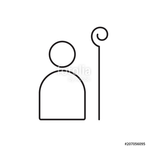 500x500 The Good Shepherd Icon Stock Image And Royalty Free Vector