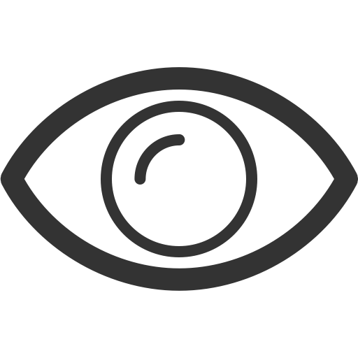 512x512 Eye, See, Show, View, Watch Icon