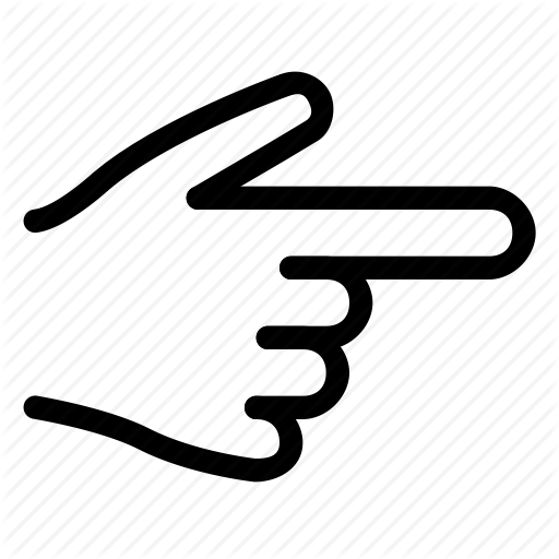 512x512 Finger, Hand, Right, Show Icon