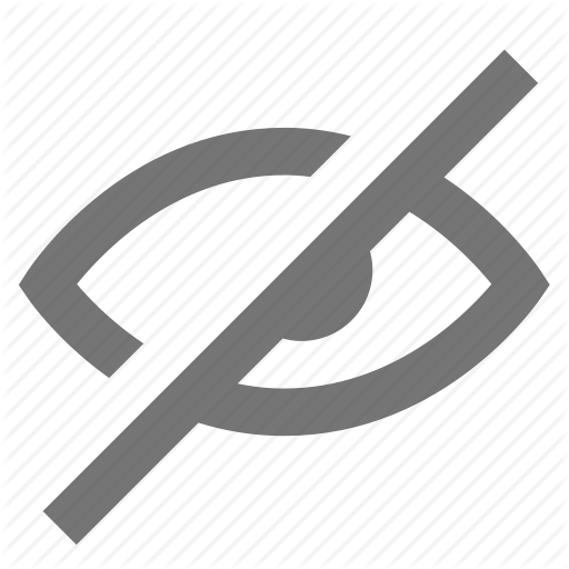 512x512 Closed, Eye, Face, Hide, Invisible, Show, Unseen, Vision Icon