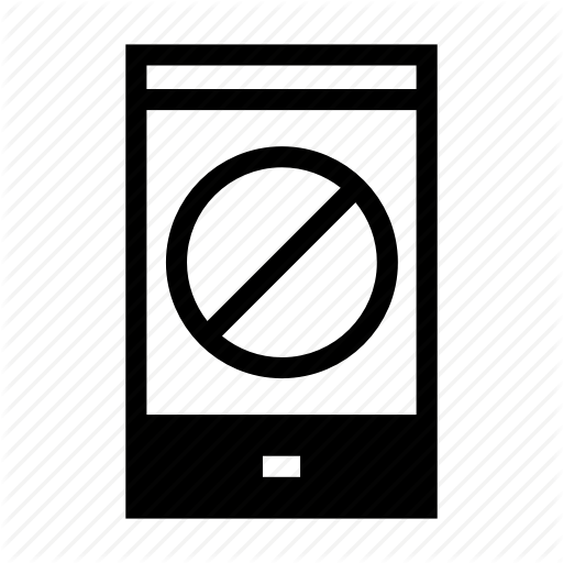 512x512 Caution, Communication, Forbidden, Prohibition, Sign, Smartphone