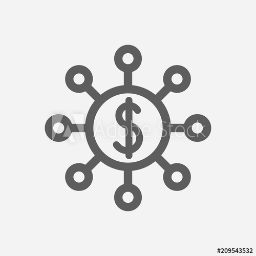 500x500 Hedge Funds Icon Line Symbol Isolated Vector Illustration Of Icon
