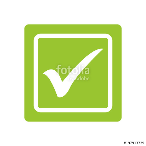 500x500 Green Tick Green Check Mark Tick Symbol, Icon, Sign In Green