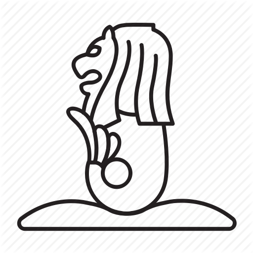 512x512 Aec, Asean, Asia, Landmark, Lion, Singapore Icon