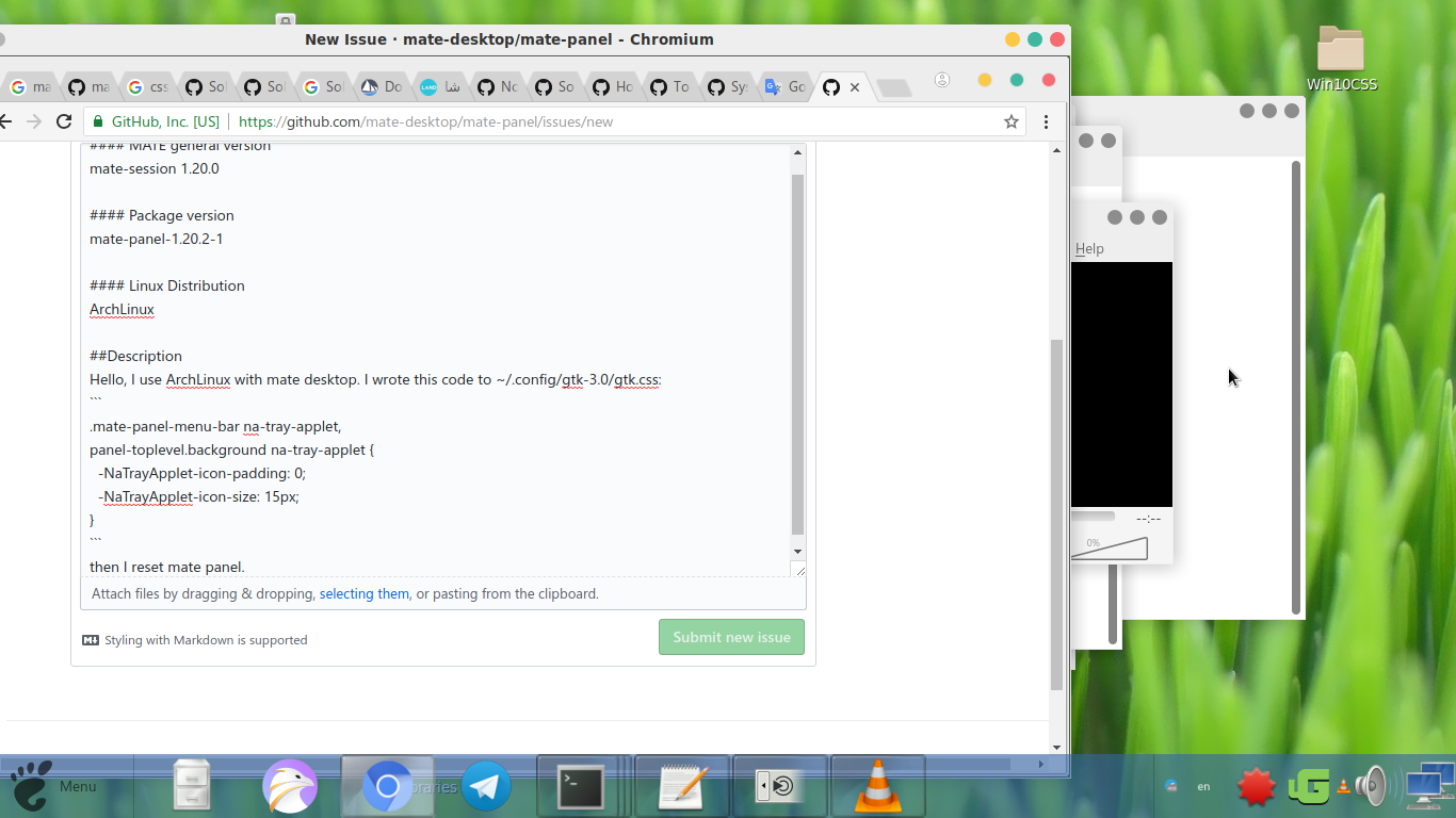 1366x768 Notification Area's Icons Is Too Big In Arch Linux Issue