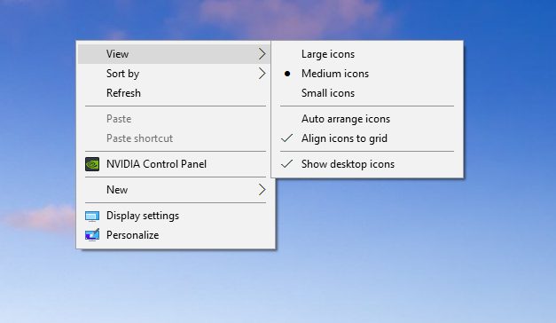 627x364 How To Change The Icon Size In Windows Technobezz