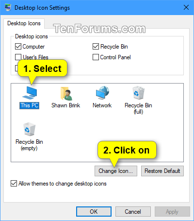 400x455 Change Default Icon For This Pc In Windows Tutorials