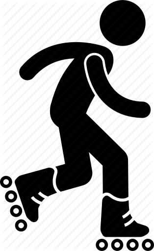 314x512 Inline, Roller, Rollerblade, Skate, Skates, Skating Icon