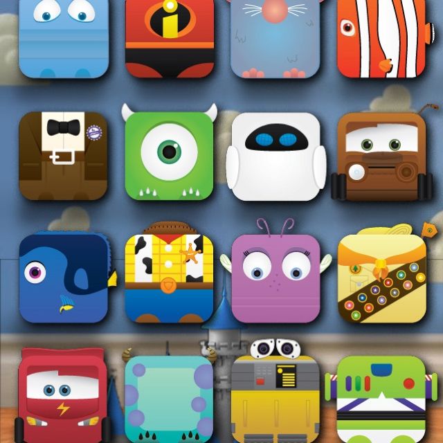 640x640 Disney Icon Skins Good Ideas Disney Wallpaper, Disney Pixar